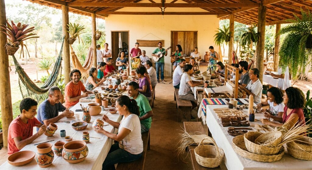 Foto Artesanato com Propósito: Como a Economia Solidária Reinventa o Trabalho Manual no Brasil