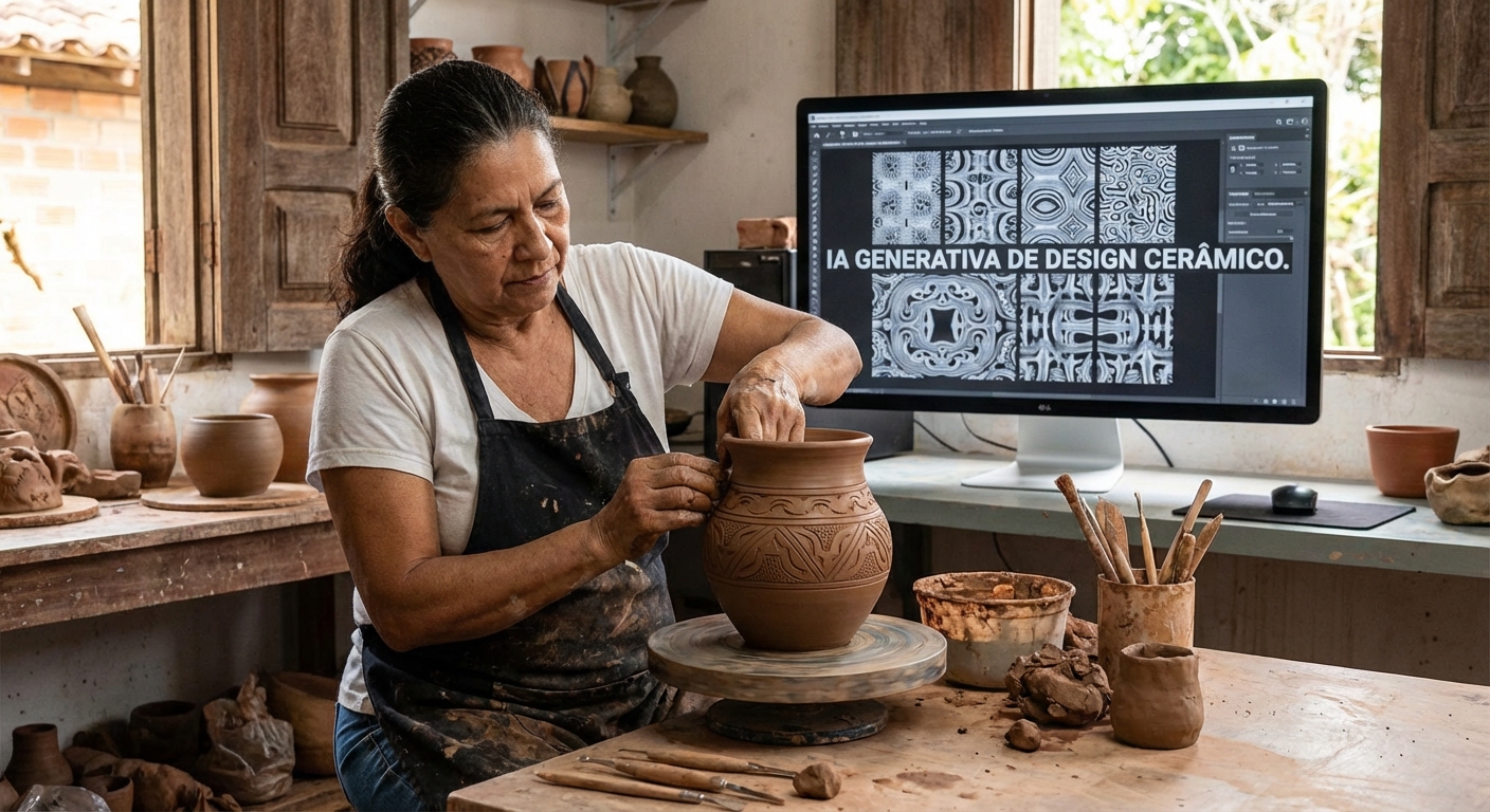 Foto Artesanato Brasileiro: Como a Inteligência Artificial Está Preservando Técnicas Ancestrais e Impulsionando a Criatividade?